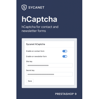 Sycanet hCaptcha – Protection anti-spam pour PrestaShop